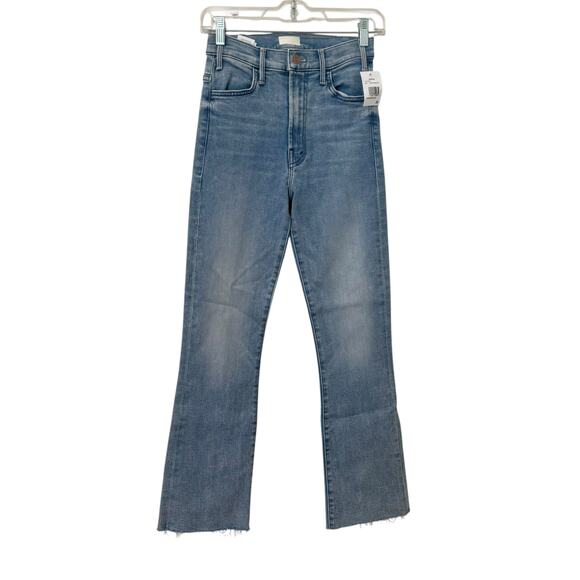 Mother The Hustler High Rise Flare Leg Ankle Jeans in Cutting Class Size 25 NWT - Picture 6 of 12